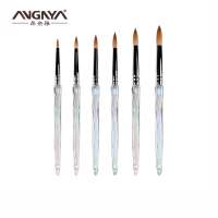 ANGNYA Acrylic Handle Pure Kolinsky Acrylic Nail Brush For Hot Sale