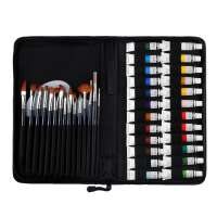 24colors artist acrylic paint brush set